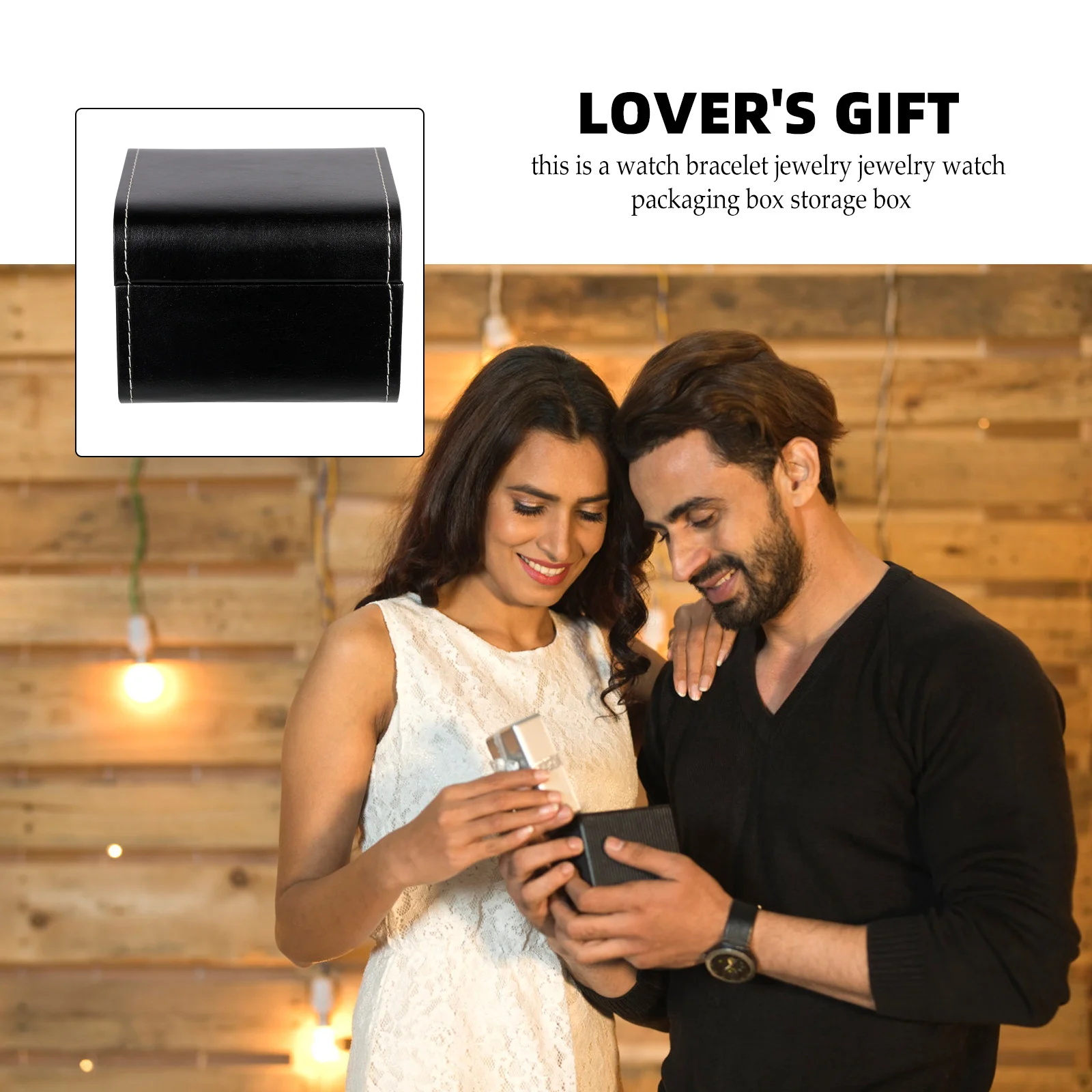 

Watch Box Single Slot Velvet PU Sturdy Materials Smooth Touch Fine Workmanship Elegant Design Protect Dust Scratches Great