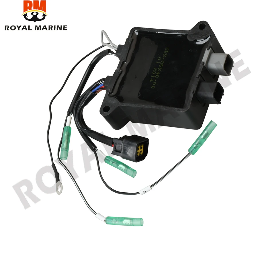 6E5-85540-00 CDI Unit Assy For Yamaha Outboard Engine 115HP C115TRV C115TLRX 6E5-85540 boat motor parts