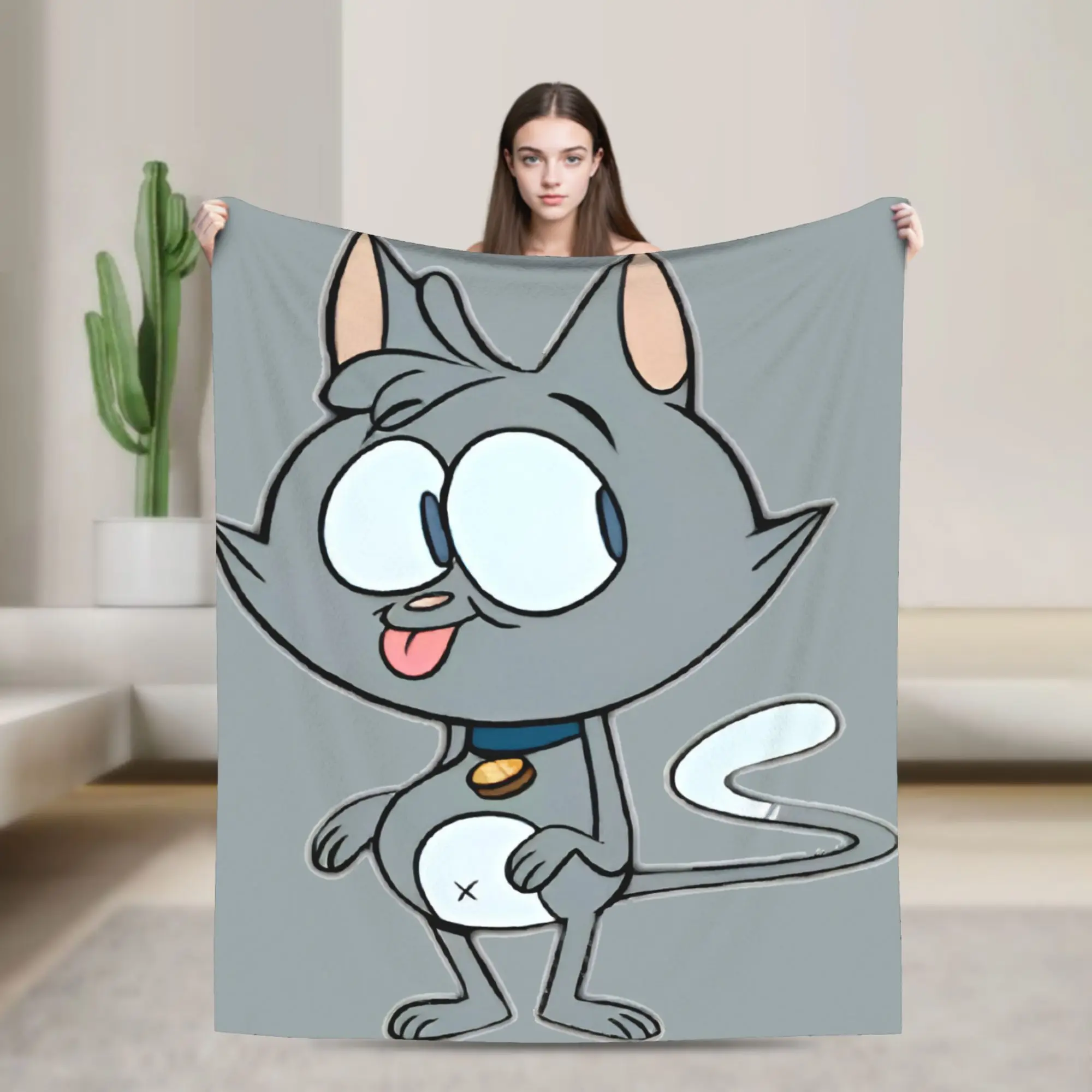 Ollie and Scoops Accessories Blankets Super Soft Coral Fleece Plush  Throw Blanket Comfortable Bedding Throws