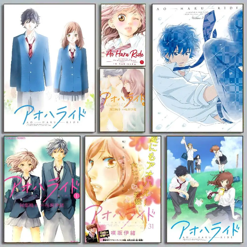 A-Ao H-Haru R-Ride TV-SERIE Poster HD Art Sticky Wall Wasserdicht Zuhause Wohnzimmer Schlafzimmer Ästhetische Dekoration