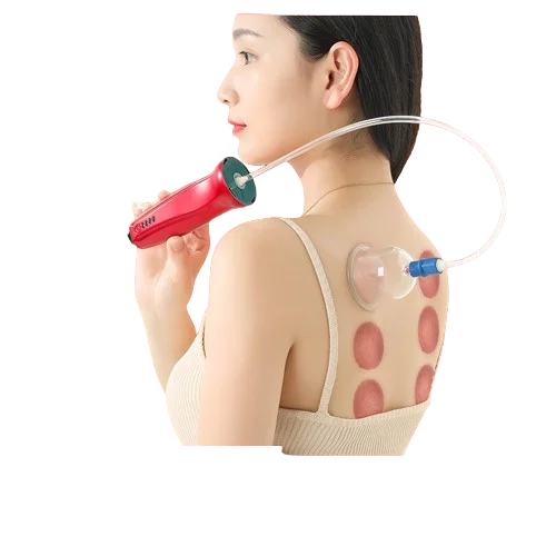 Intelligent electric cupping machine Multifunctional vacuum cupping scraping machine Household rechargeable meridian massager
