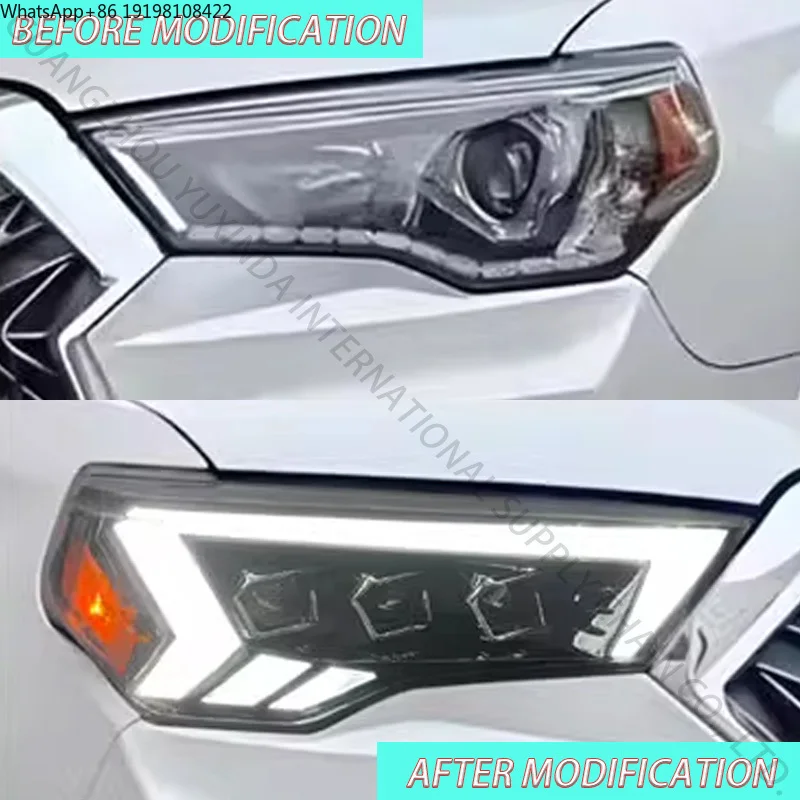 SINDAR Auto LED Headlights Assembly Car Head Lamp Accessories Parts for Toyota 4 Runner 2014-2020 New Style LED Lights Wholesale