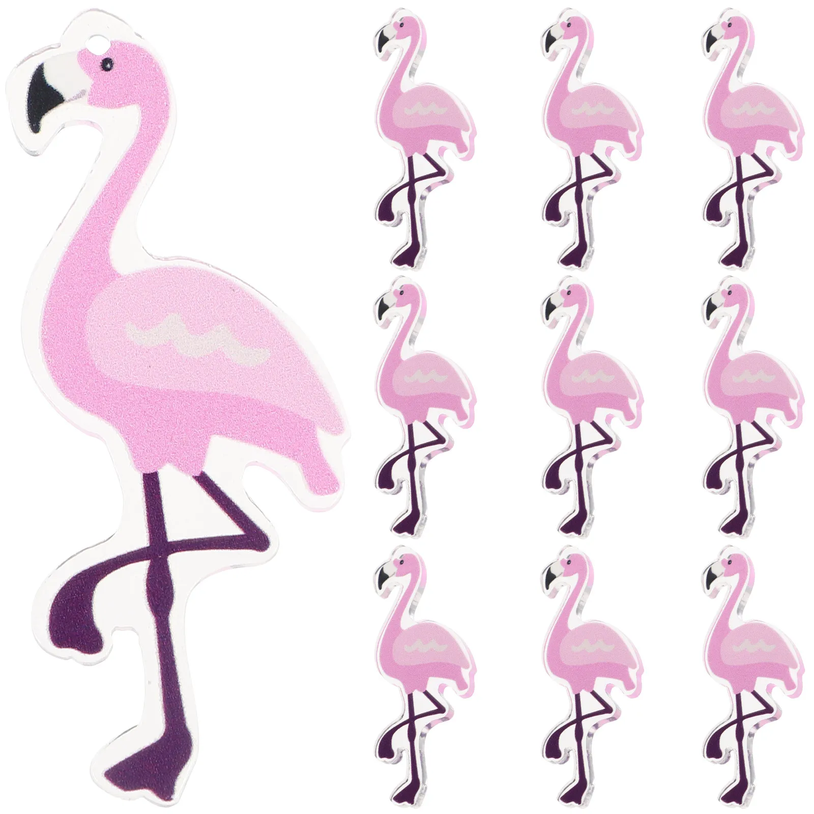 

10 шт. акриловых аксессуаров для украшений, креативные поделки ручной работы для ожерелий, серег, браслетов, DIY-шармы, легкие подвески