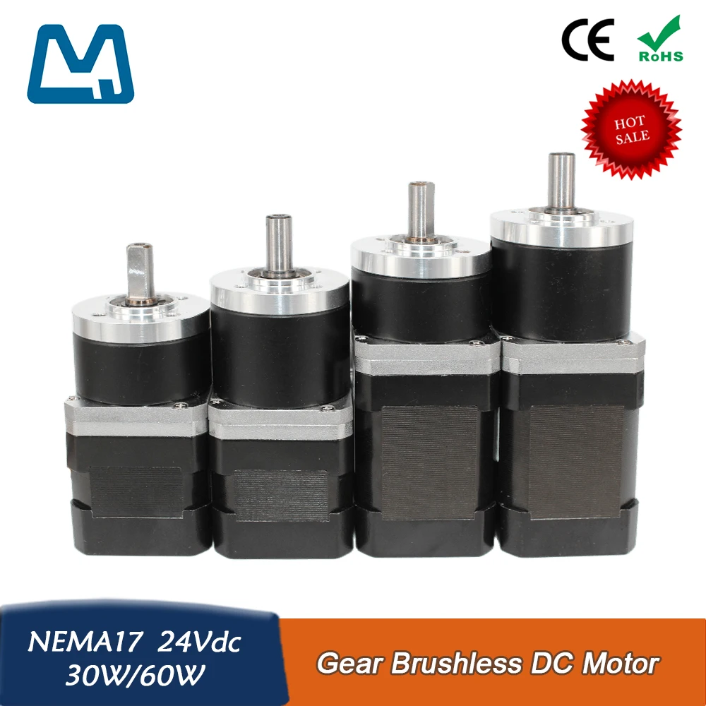 Imagem -06 - Relação Planetária da Caixa 10:1 com Nema 17 30w 24v Brushless dc Motor Gear Bldc Motor