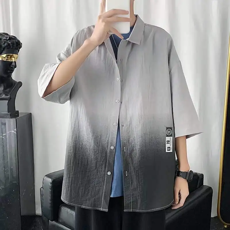 

Мужская повседневная свободная верхняя одежда в японском и гонконгском стиле, модная, трендовая, цветная, от Ort Sve Adient