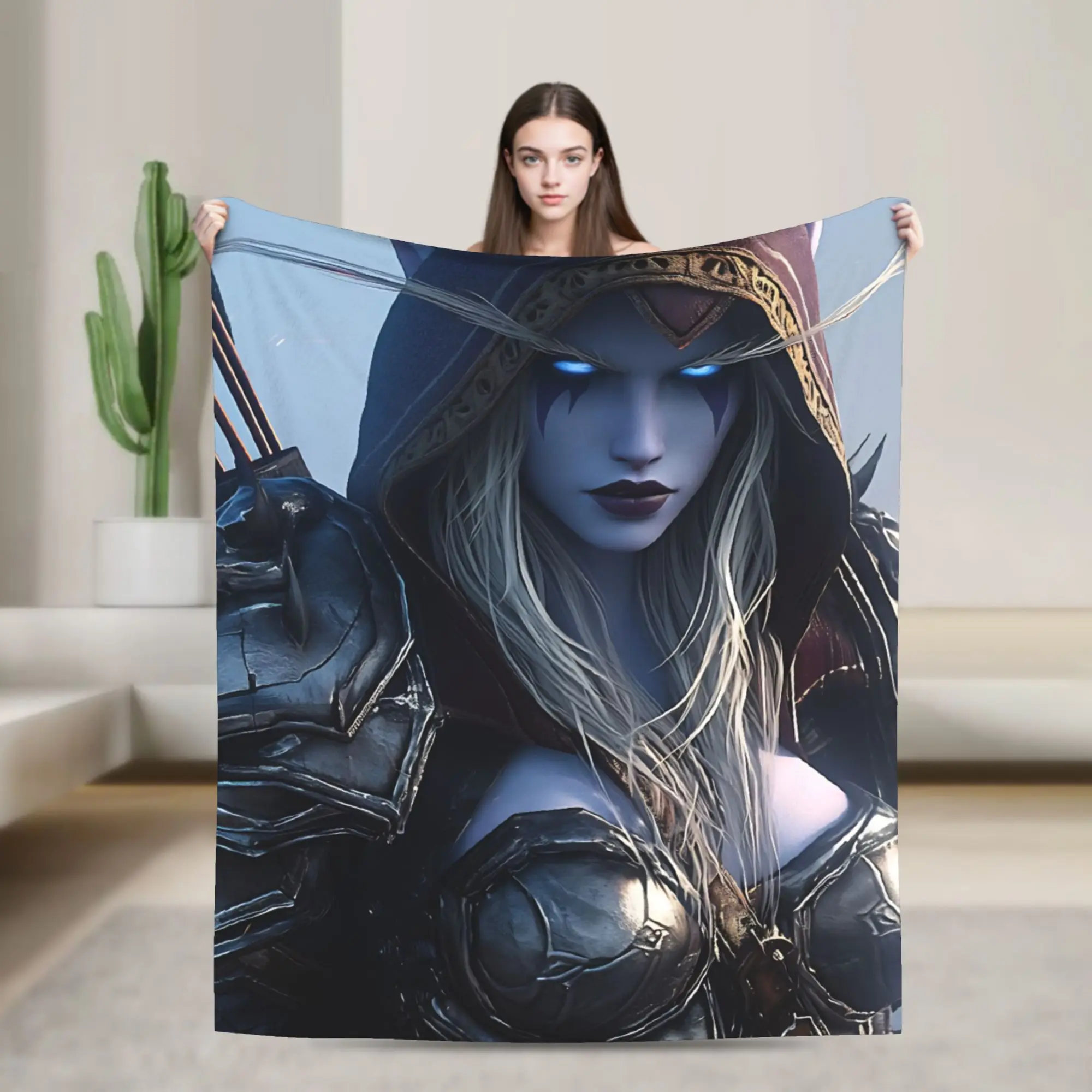 

World of Warcraft Game Blankets Travel Flannel Bedding Throws For Outdoor Super Warm Custom DIY Quality Bedspread