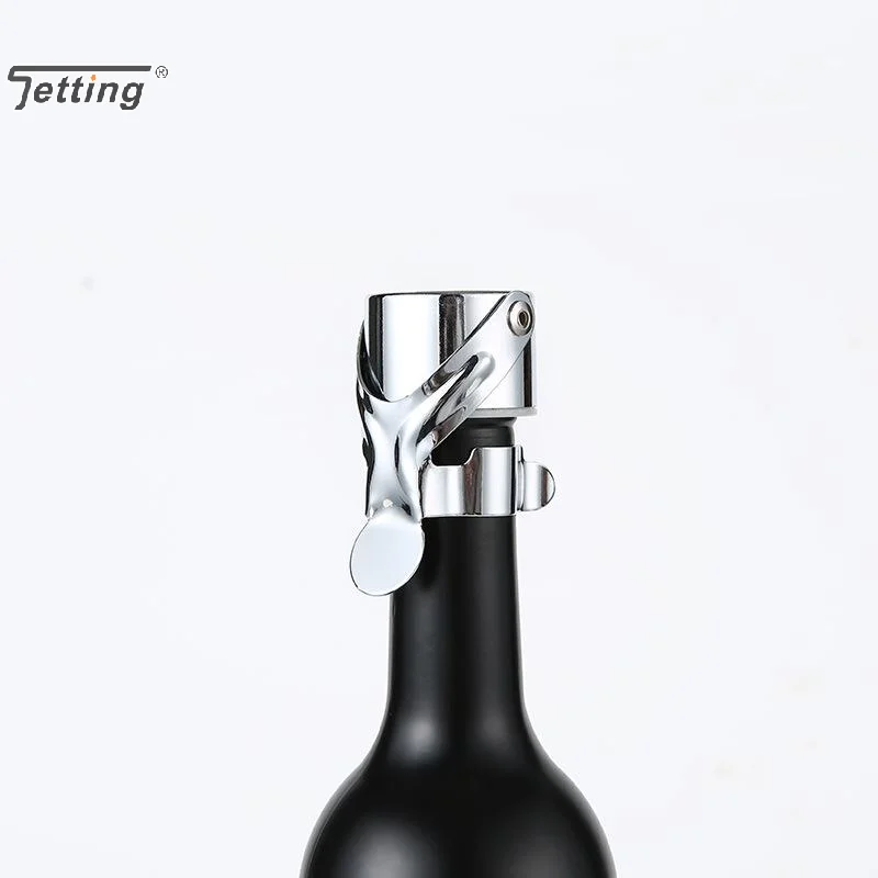 

Пробка для бутылки вина из нержавеющей стали, пробка для бутылки вина с силиконовым многоразовым вакуумным упаковщиком, пробка для бутылки, удерживающая свежесть вина