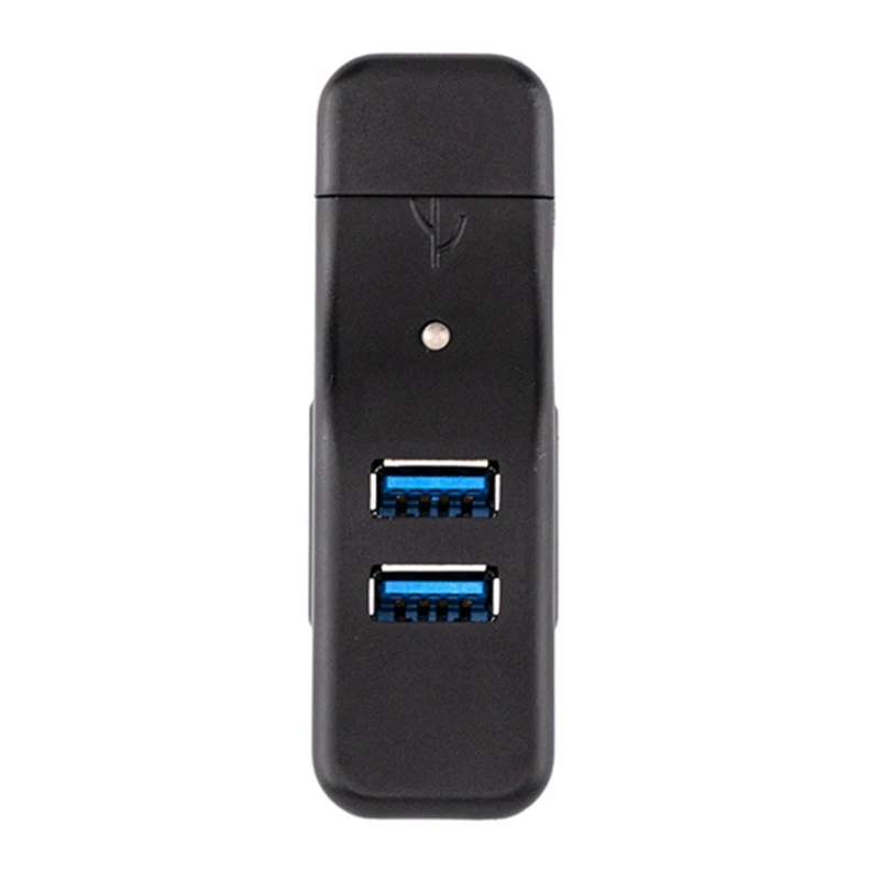 Adaptor Multiport Hub USB 4 In 1 Portabel 4 Port USB Pembaca Kartu Hub Data Portabel Pemisah USB untuk Keyboard