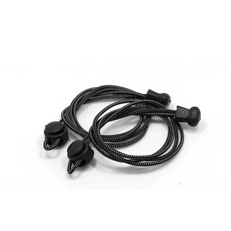 1 Pair Quick Lock Elastic No Tie Shoelaces Lazy Laces for Sneakers Boots Unisex Adults Kids Daily Wear