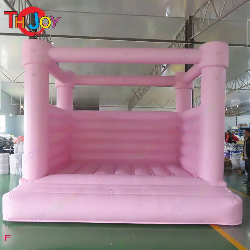13ft Inflatable Bounce Castle Wedding Bouncer Kids Bouncy Castle Pink Bounce House For Sale