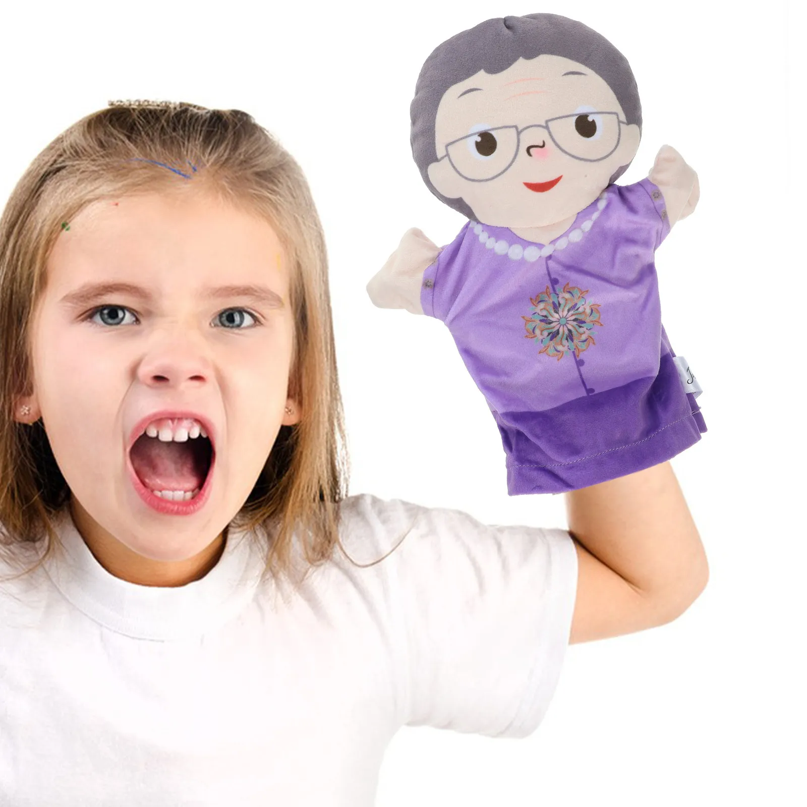 

Family Hand Puppet Puppets for Children Creative Funny Story Telling Finger Toys