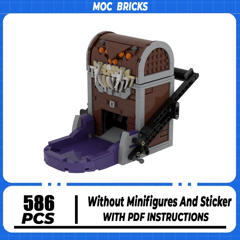 

Popular Model Moc Building Block Modular Dice Tower Game Technology Brick DIY Assembly Modular Construction Toy Holiday Gifts