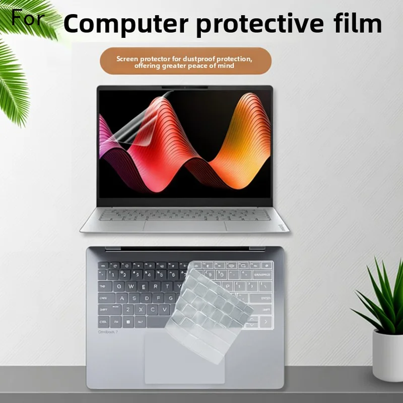 Anti-reflective and anti-blue protective film for 14-inch HP OmniBook 3 14-ht/hs computer screen film keyboard film