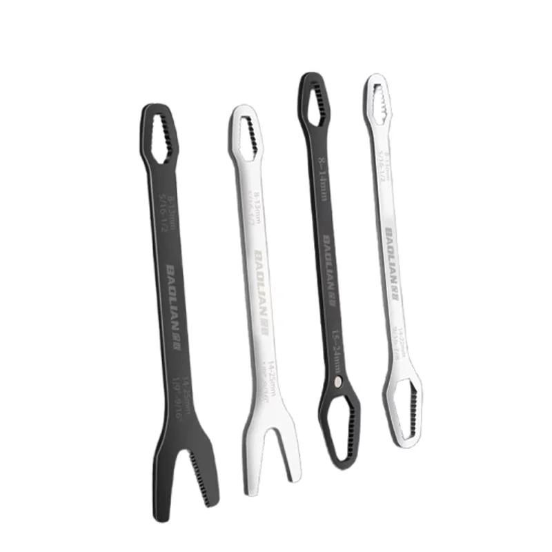 Multi-function,Box Wrench, Multi-Purpose, Universal, Double-Ended, Self-Tightening glasses, Narrow Adjustable Wrench Tool Set