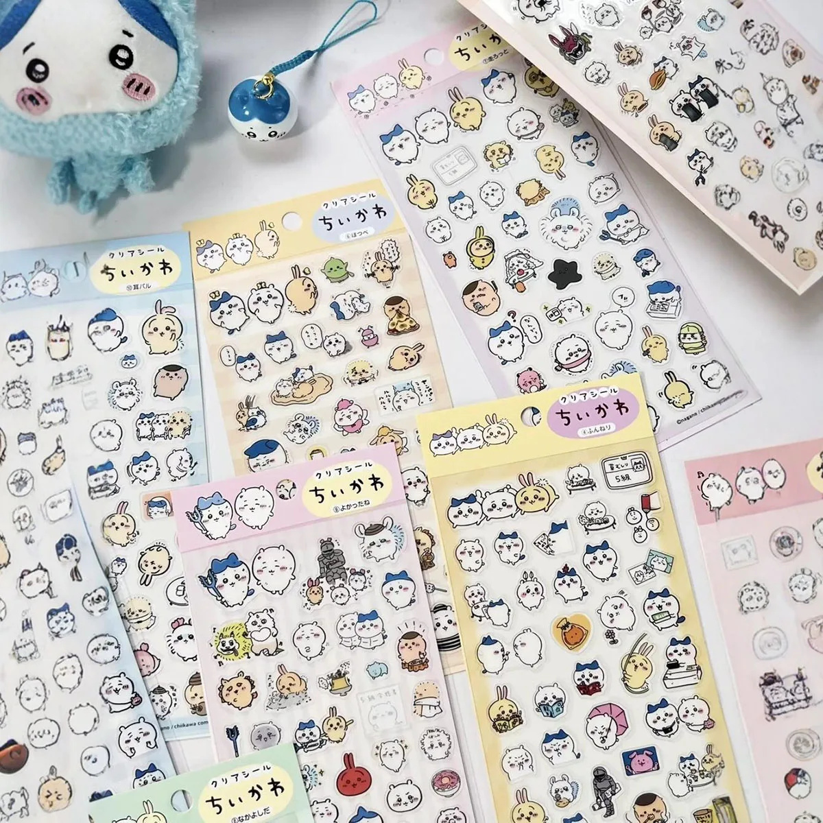 

Мультяшные хлопковые стикеры Chii Kawa Bubble для скрапбукинга, DIY-журналов, канцелярских товаров, декоративные наклейки Jiyi Usaqi