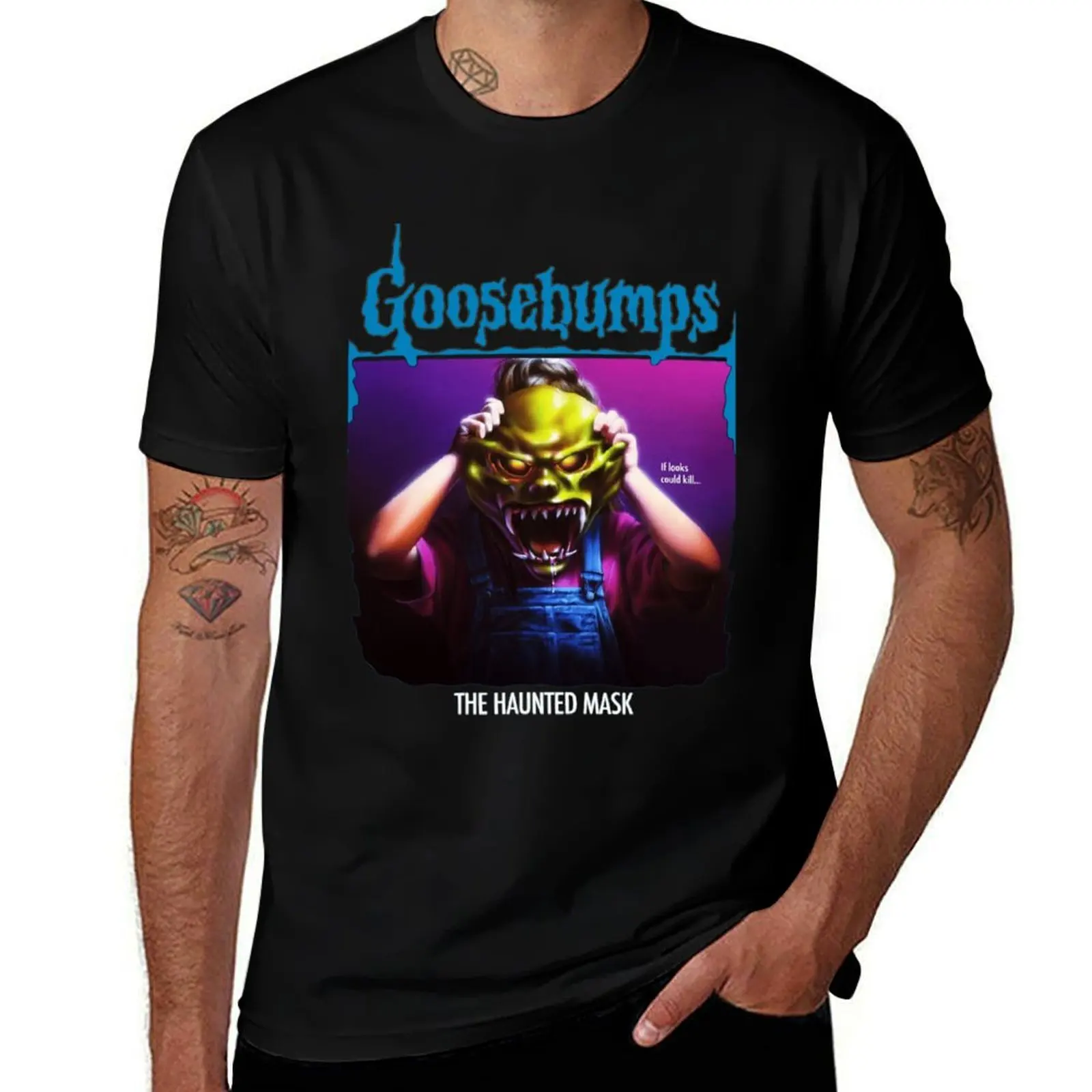 Goosebumps Mask T-Shirt Quick Dry Travel T-Shirt