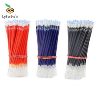 0.5mm 20pcs/set Gel Pen Refill Office Signature Rods Red Blue Black Ink Office School Stationery Writing Supplies Handles Needle