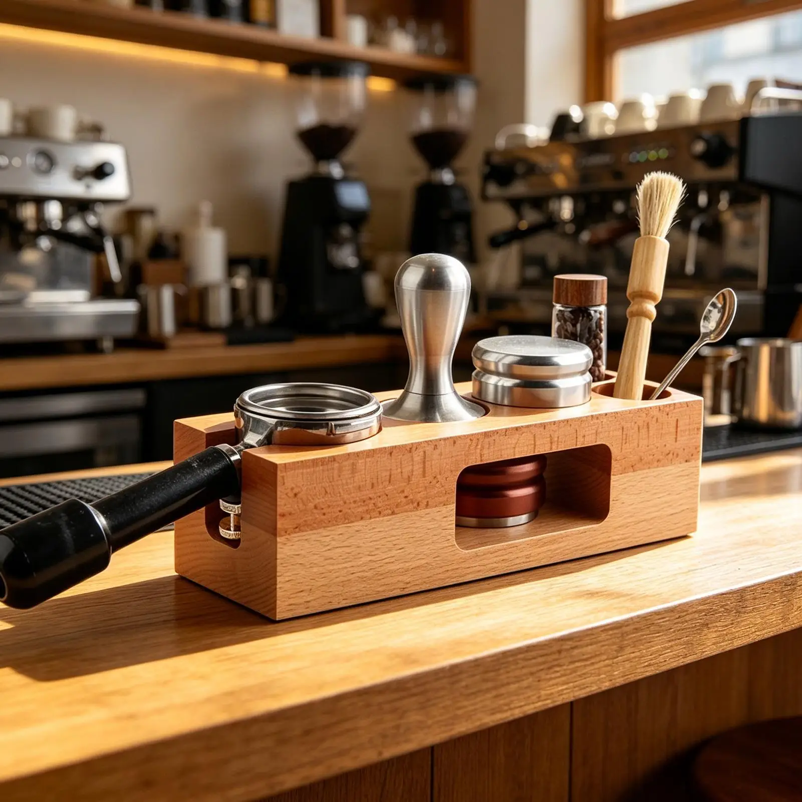 Espresso Tamping Station 58mm - đánh giá và giá Home Bar And Counter