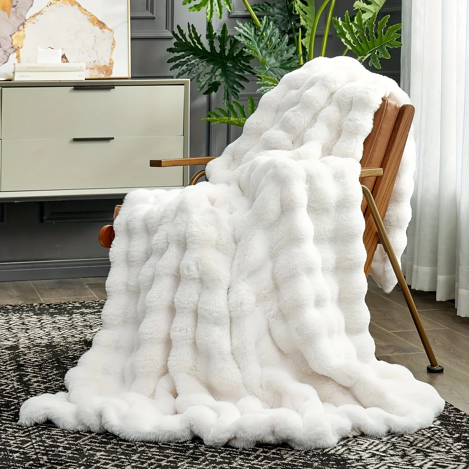 

Soft And Cozy Plush Blanket For Travel Sofa Bed And Home Decor - Perfect Gift For Family And Friends