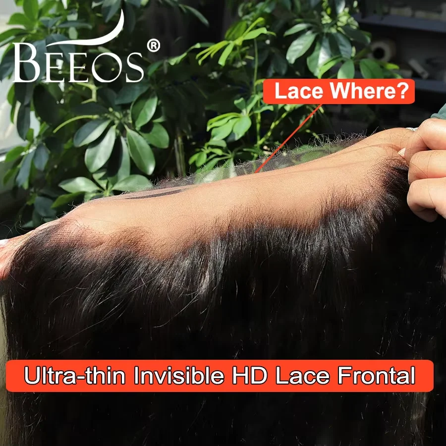 13x4 Real HD Lace Frontal Human Hair Straight Virgin Hair Ultra Thin Invisible HD Lace Frontal Only Pre Plucked For Black Women