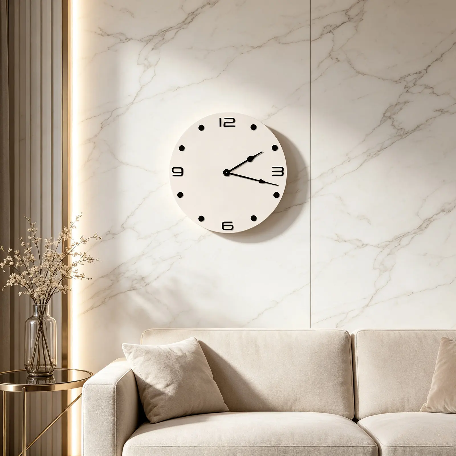 1 Set Quartz Clock Digital Scale Face Numbers Arabic Numeral Adhesive Numerals Black Kit Acrylic 3d