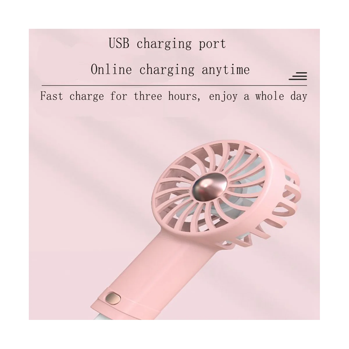 Mini ventilatore portatile Cool aromaterapia piccolo ventilatore incorporato aromaterapia ricarica USB silenzioso piccolo ventilatore energia eolica piccolo ventilatore C