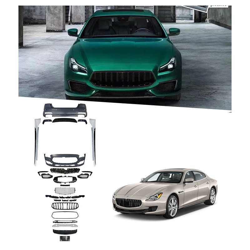 

Trofeo Style Body Kits Head Rear Lamp Rear Front Bumper Rear Diffuser Bodykit for Maserati Quattroporte 2014+