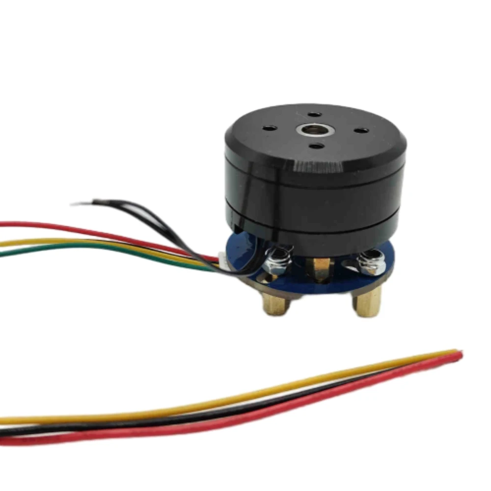 Hollow Shaft Brushless DC Motor/AS5600 Magnetic Encoder BLDC PTZ Motor Outer Rotor BLDC Support FOC Control Motor 7.4-16V 2606