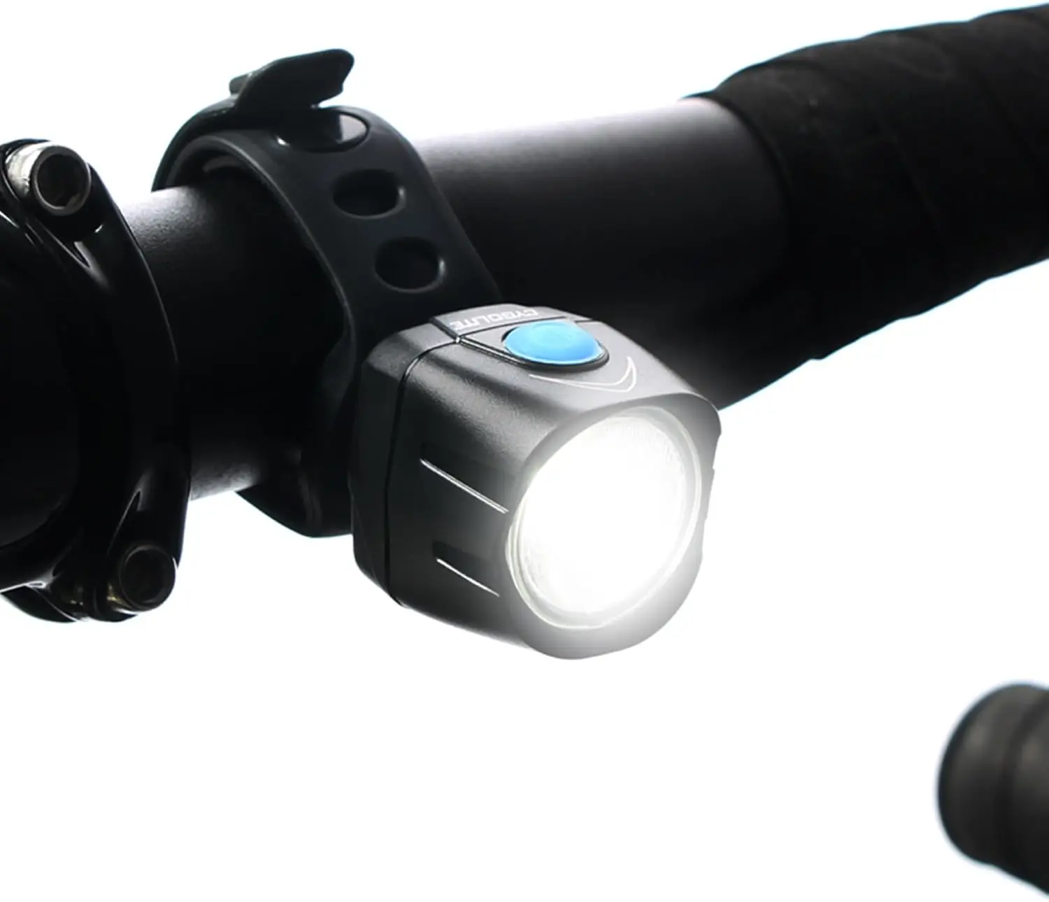 

Dice HL 150 Lumen Bike Light, 6 Night + 2 Day Modes, Compact & USB Rechargeable, IP64 Waterproof, Flexible Mount for Road & Comm