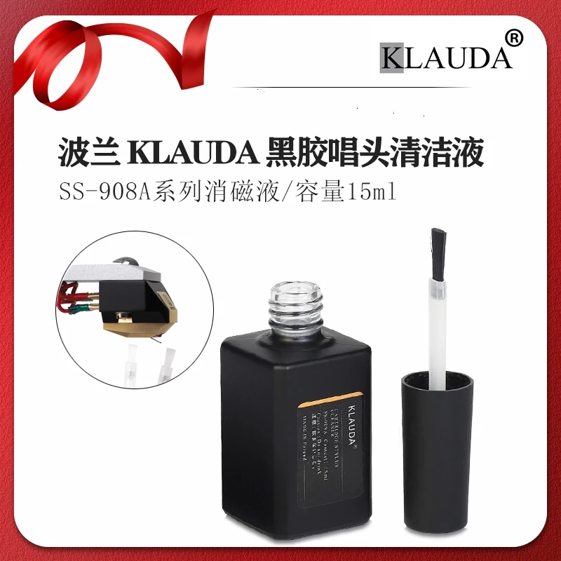 KLAUDA Black Glue MM MC Needle Cleaning And Demagnetization Solution SS-908A Cartridge Needle Washing Water Imported From Poland