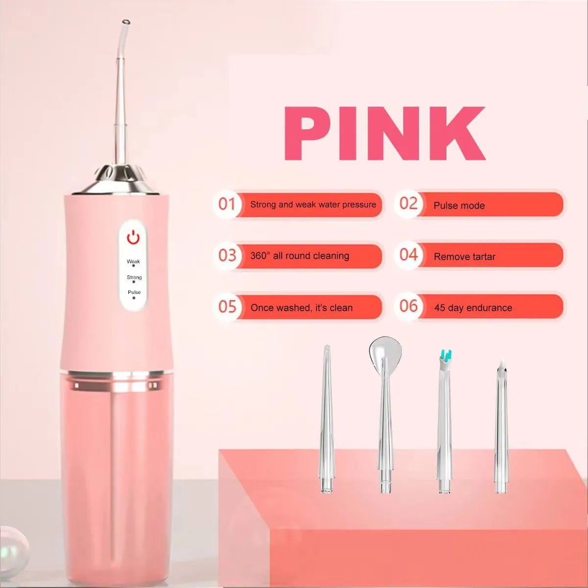 Irigator Mulut Alat Flosser Jet Air Gigi Benang Pilih Kedokteran Gigi Mesin Cuci Mulut Alat Pembersih Pemutih Gigi