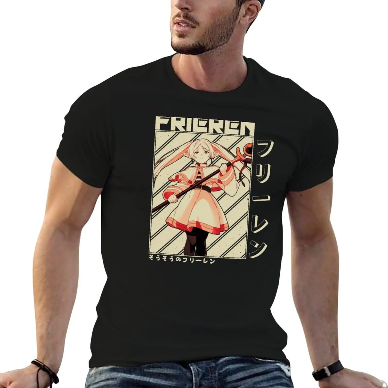 

Frieren フリーレン Sousou no Frieren T-Shirt man t shirt cotton t shirt for man T-Shirt