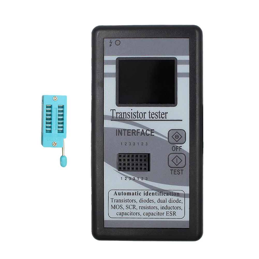 M328 Transistor Capacitor Tester 1.8 TFT Colorful Display Capacitance Inductance Resistance Meter Automatic Checker Detector