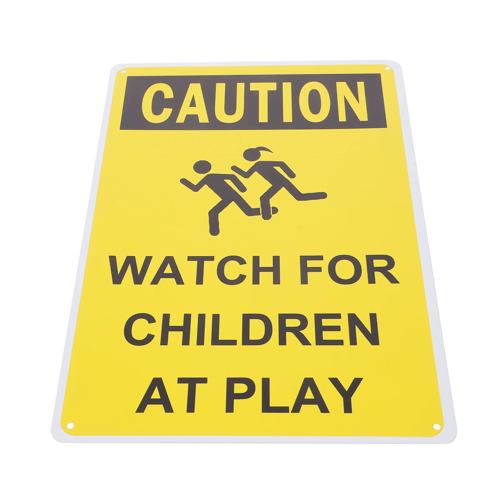 Signs Traffic Safety Kids Playing Caution Slow Down Metal Street Sign Reflective Warning Child Play Area