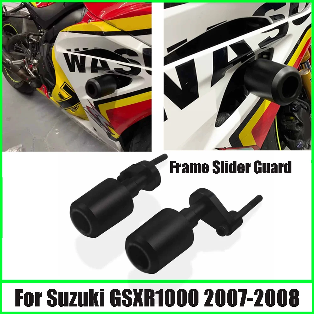 

NEW For Suzuki GSXR1000 GSXR1000 2007-2008 Motorcycle Accessories Frame Slide Fall Anti Collision Device Crash Protector