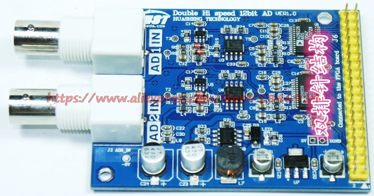 

AD9226 high speed 12bit AD dual channel AD module FPGA control FPGA program