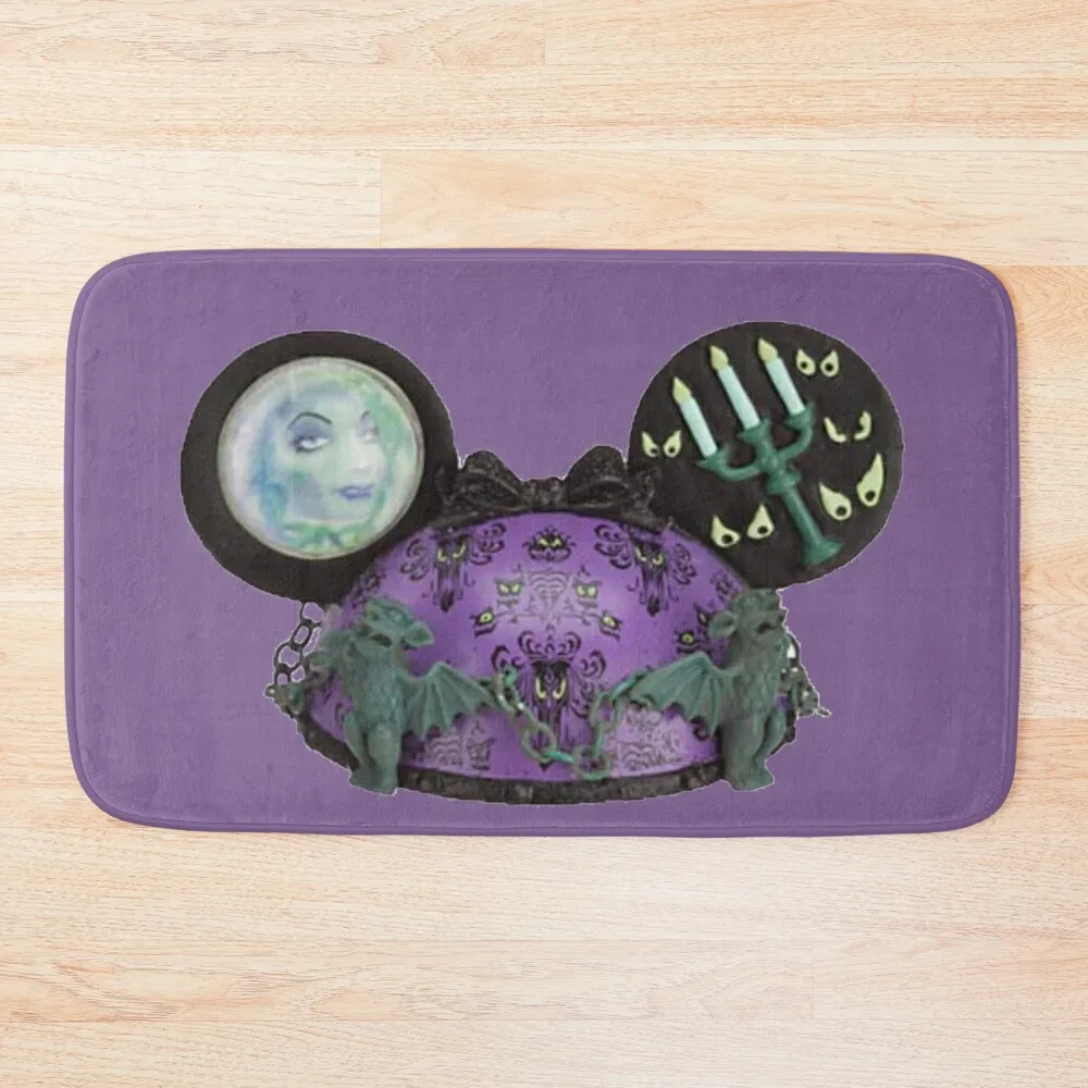 Haunted mansion ear hat ornament Bath Mat Bathroom Utensils Set For Bathroom Mat