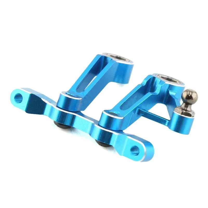 1PCS Aluminum Alloy Steering Group Set #TXV2-007BU For TAMIYA XV02 1/10 RC Car