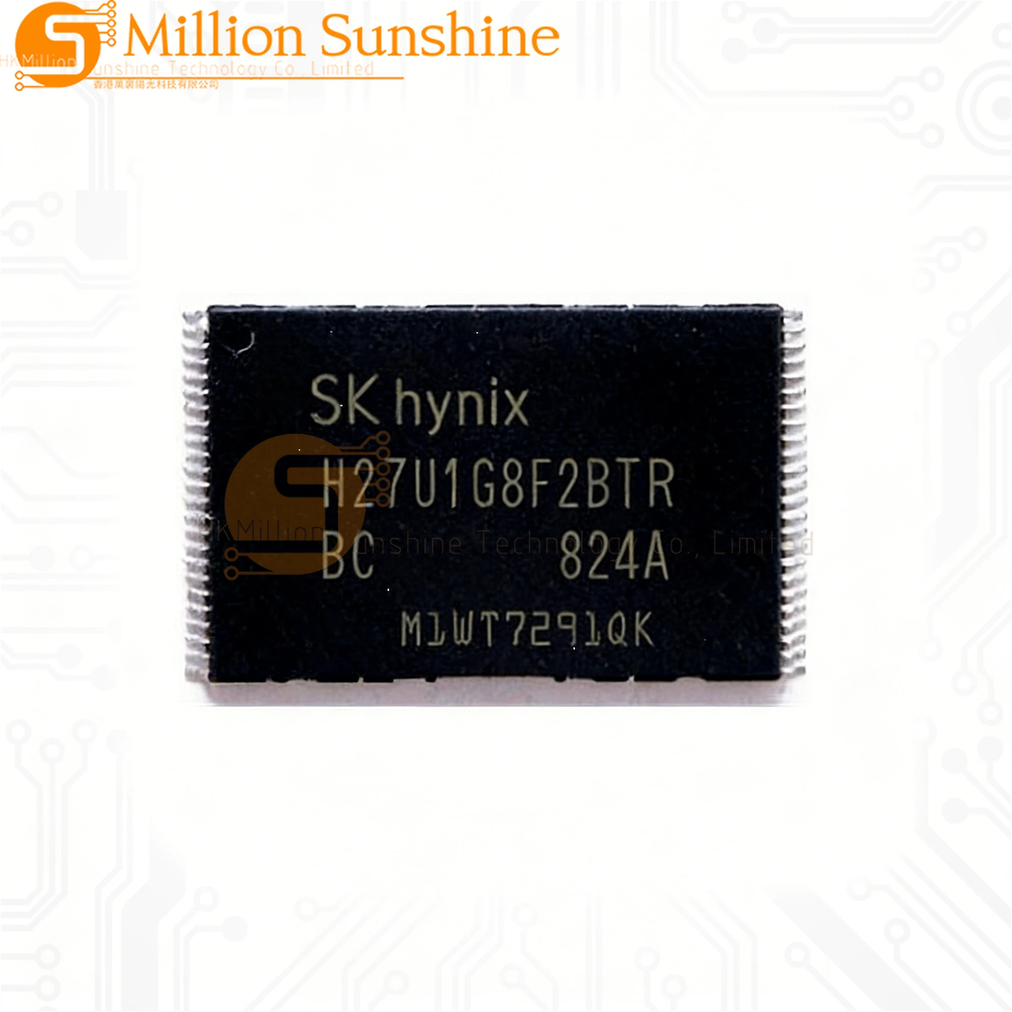 5pcs H27U1G8F2BTR-BC NAND Flash Chip 1Gb 128MB TSOP-48 Memory IC