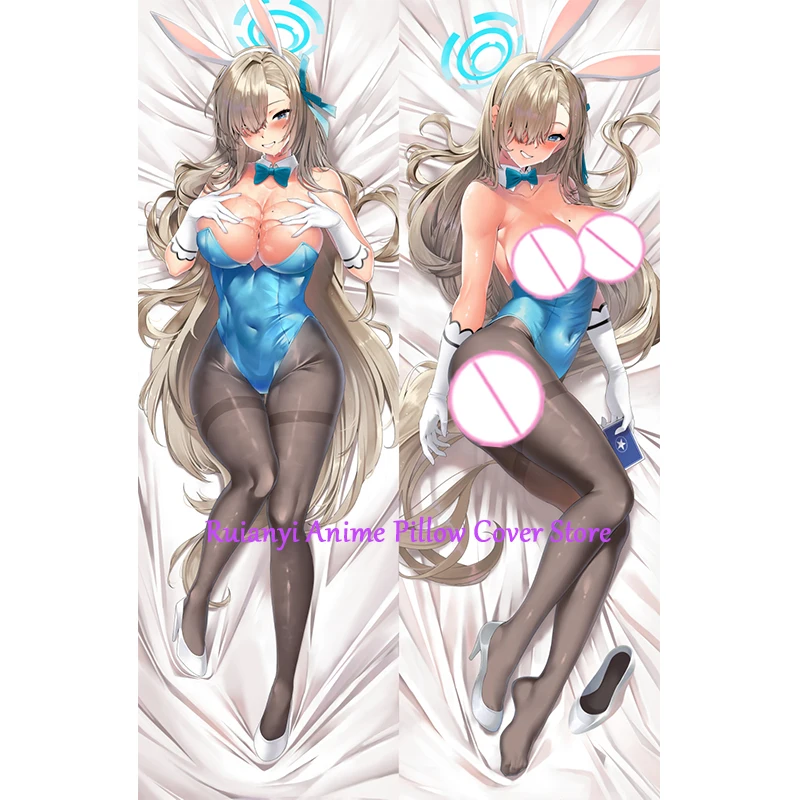 

Dakimakura Anime Asuna Ichinose Double-sided Pillow Cover Print Life-size body pillows cover Adult pillowcase 2024