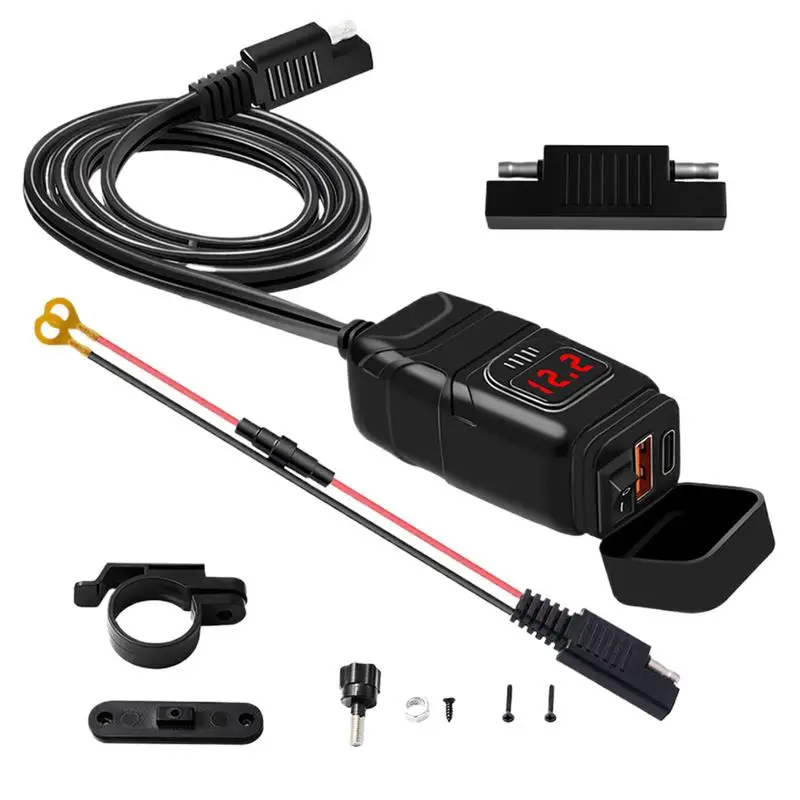 

Быстрое зарядное устройство Usb Type-C для мотоцикла, 3,0