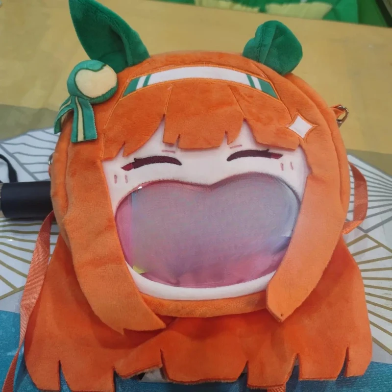 

Anime Girl Silence Suzuka Kawaii Face Cosplay Itbag Lolita Women Shoulder Bags Plush Backpack Funny Wallet Decor Props Gifts Bag
