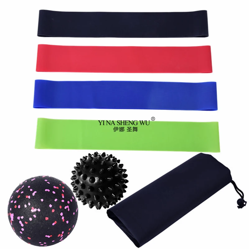 7Pcd اليوغا كرات الفول السوداني تدليك الجسم فآسيا الكرة دعوى رغوة كتلة التوتر الفرقة الاسترخاء لاكروس ممارسة اللياقة البدنية تخفيف الألم