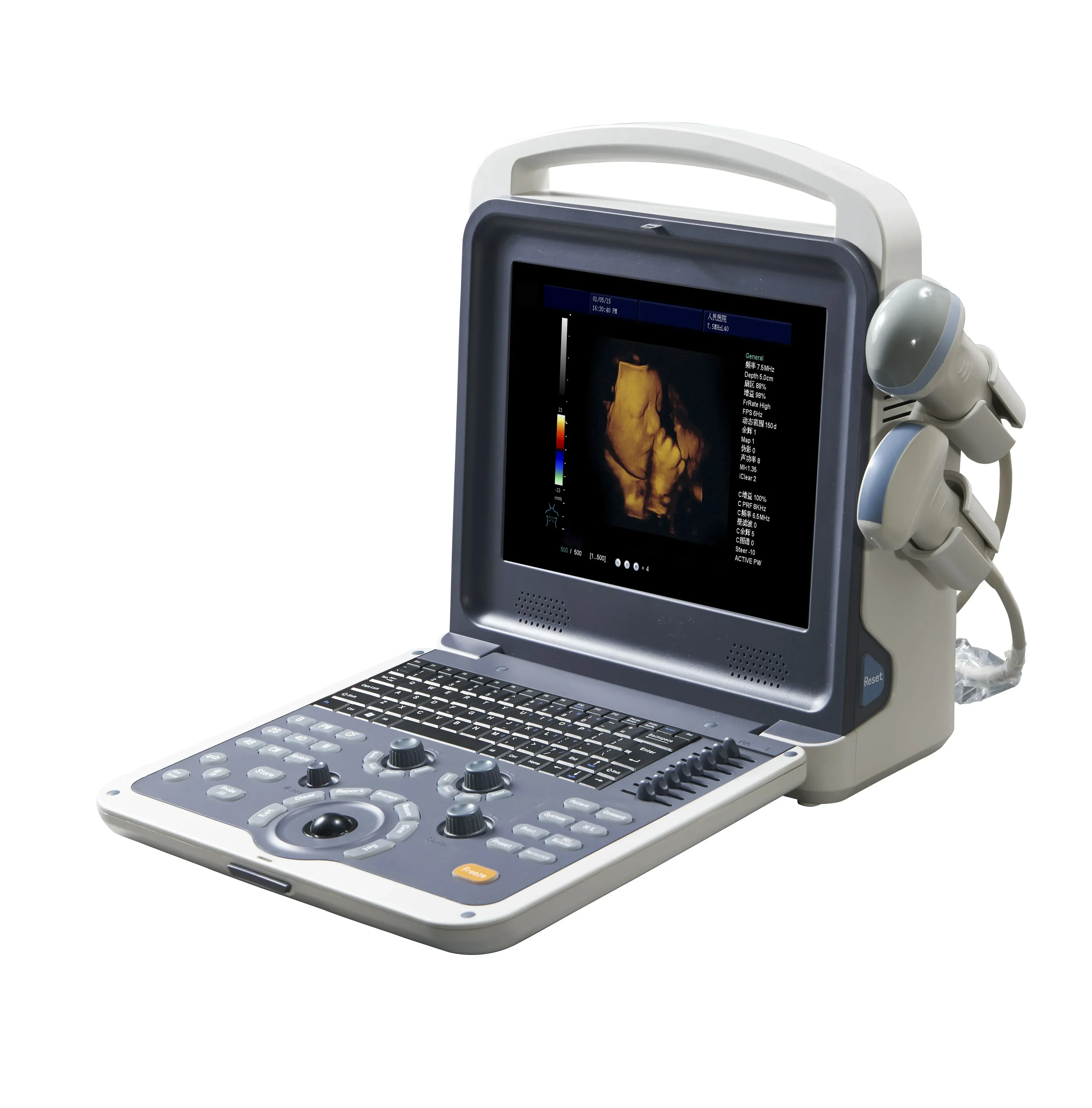 High Resolution Medical Color Doppler Ultrasound Machine With Fine Tissue Imaging MSLCU28