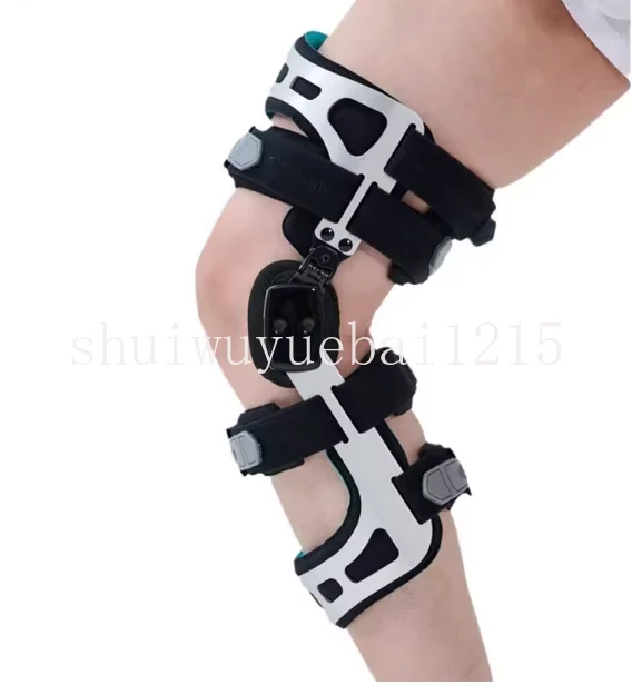 Adjustable Silver Bilateral OA Knee Pads Correction Vagus Knee Orthotics Braces Orthotics