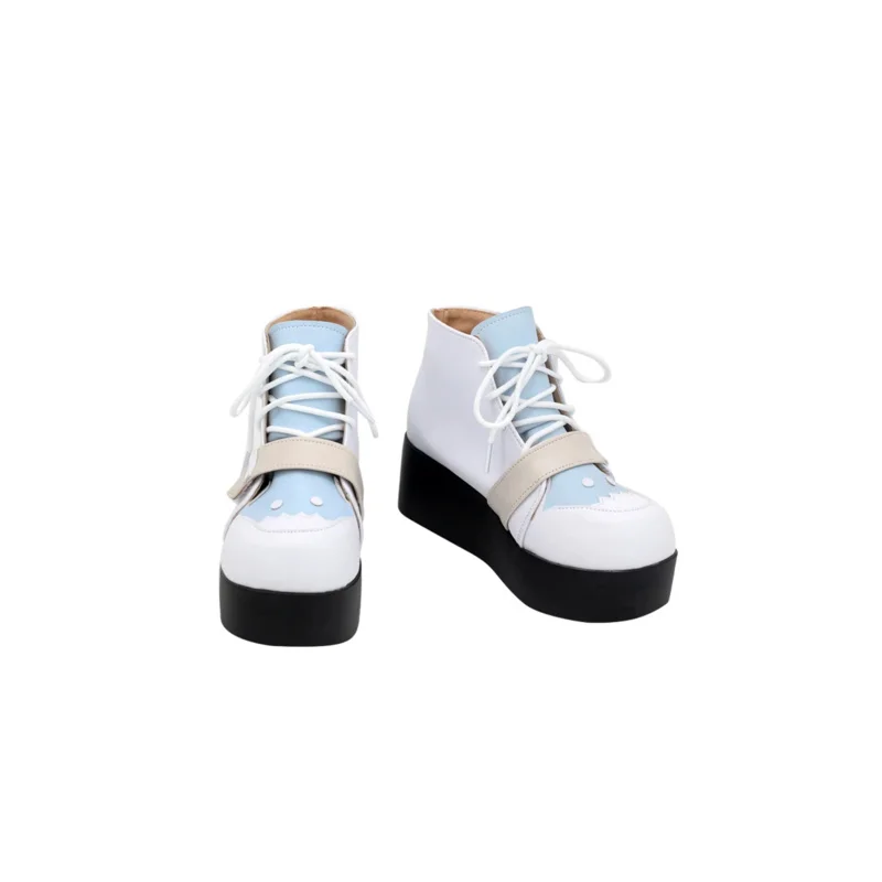 Vtuber Hololive Gawr Gura Cosplay Shoes PU Boots Halloween Cosplay Prop OI2722