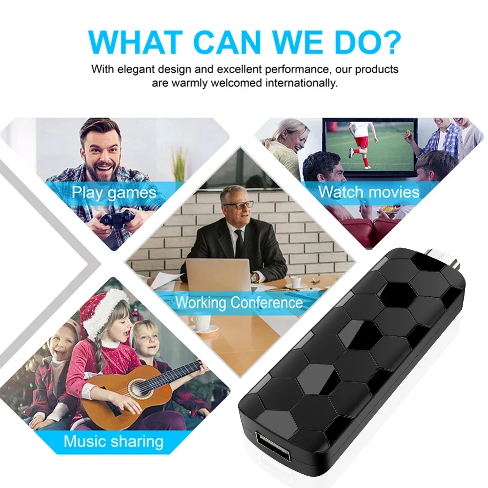 2025 Neuer R3+ Smart Android TV Stick Rockchip RK3518 mit Wifi6 Dual Brand 8 GB 128 GB 8K 3D HDR Google Voice Remote DC 5V 2A – Detail 16