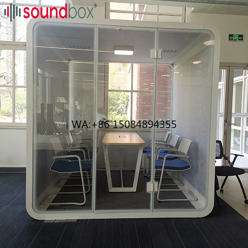 Black Backyard Office Pod Customize, Garden Home Office Private Working Space With Bathroom/
