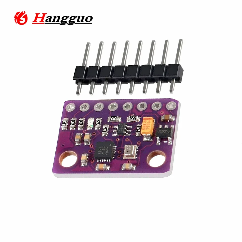 MPU-9250 MPU9250 BMP280 CY-91 SPI IIC/I2C 10DOF Acceleration Gyroscope Compass 9-Axis Sensor Board Module GY-91 For Arduino 3-5V