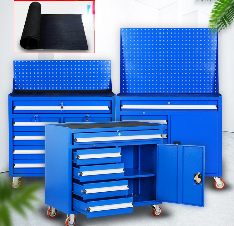 

Thickened automotive repair five drawer tool cabinet, heavy-duty workshop hardware toolbox, multifunctional drawer type